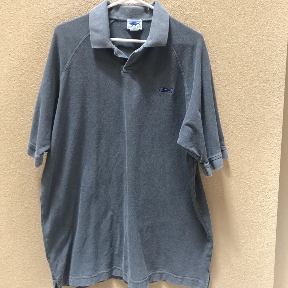 Menemsha Blues polo shirt, Blue-gray, L